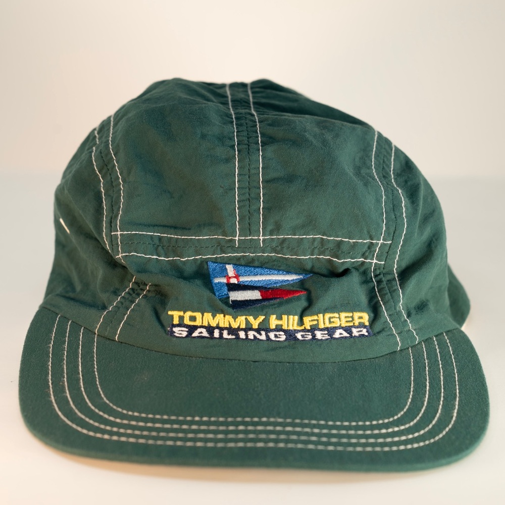 Vintage 90s Tommy Hilfiger Sailing Gear Hat - Rare
